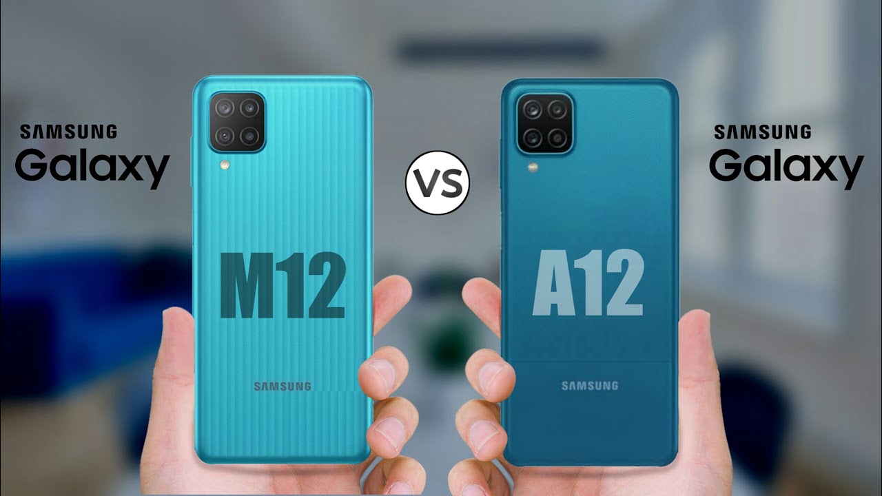 مقایسه گوشی M12 با A12