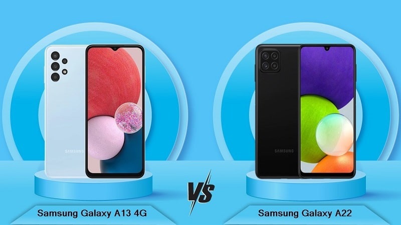 مقایسه گوشی A13 با A22 5G سامسونگ