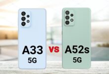 مقایسه گوشی A33 با A52s سامسونگ؛ کدامیک و چرا؟