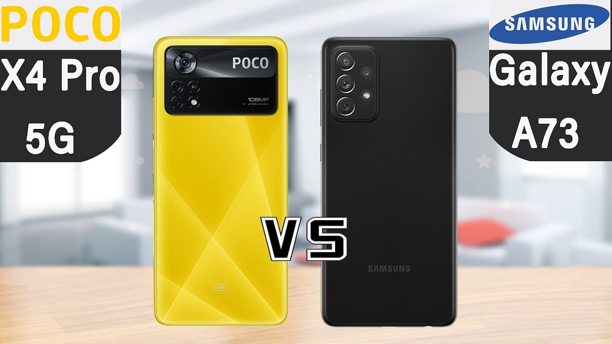 samsung a73 vs poco x4 pro