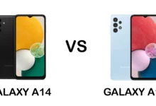 مقایسه گوشی A13 با A14 سامسونگ 4G