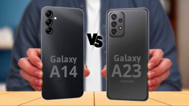 مقایسه گوشی A23 با A14 5G سامسونگ