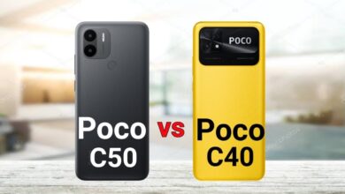 مقایسه گوشی پوکو C40 با پوکو C50 شیائومی