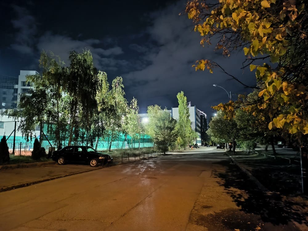 تست کیفیت دوربین شیائومی 12T در تاریکی شب
