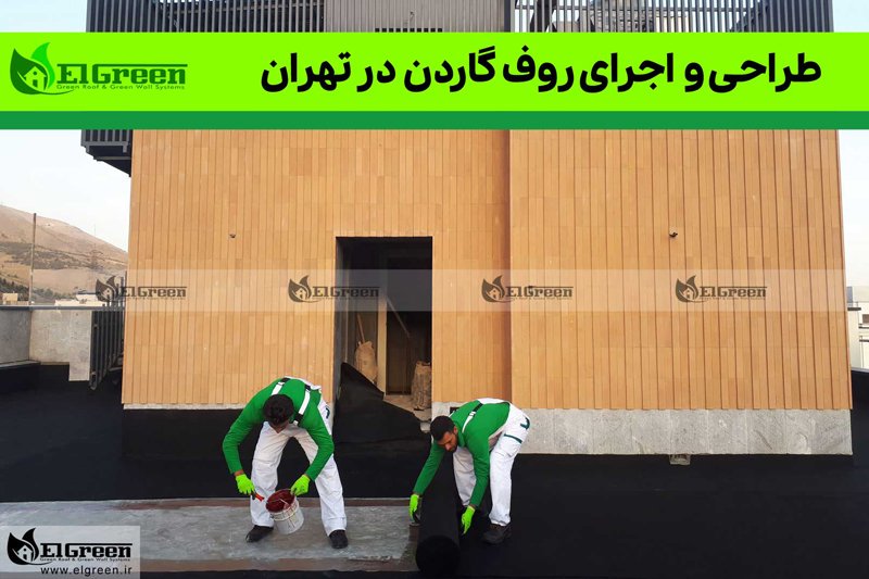 طراحی و اجرای روف گاردن در تهران