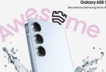 مشخصات گوشی A55 سامسونگ 5G