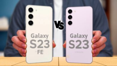 مقایسه گوشی S23 با S23 FE سامسونگ