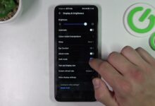 تنظیمات صفحه نمایش آنر