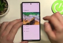تنظیمات صفحه نمایش گوگل