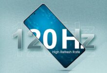 صفحه نمایش 60 و 90 و 120 هرتز گوشی
