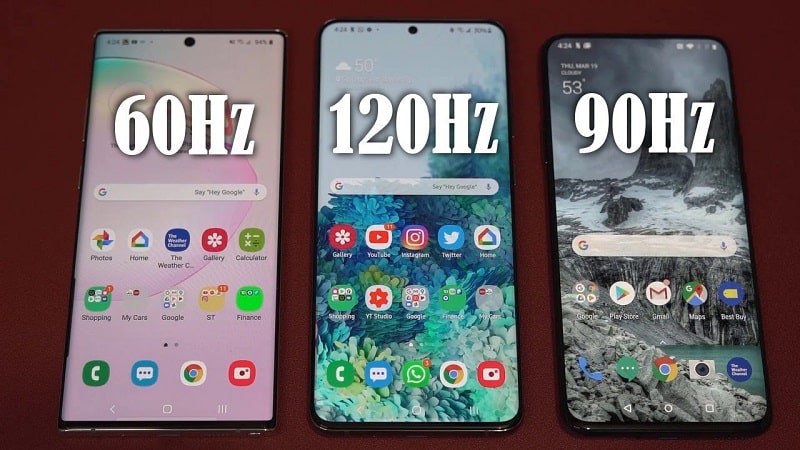 نرخ تازه سازی نمایشگر