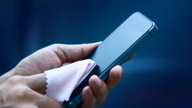 تمیز کردن گوشی