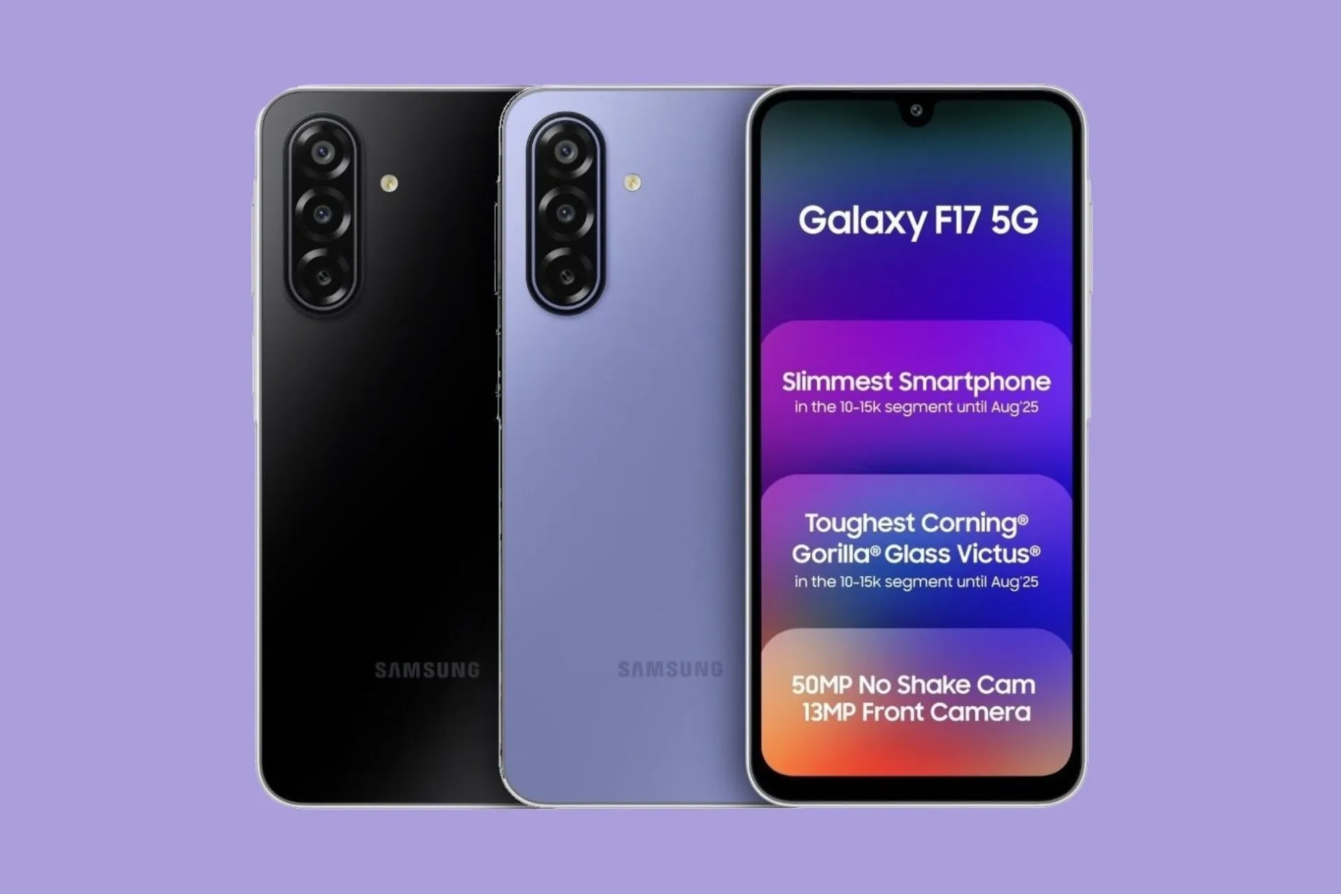 مشخصات گوشی F17 سامسونگ 5G