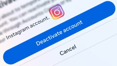 دیلیت اکانت اینستاگرام موقت