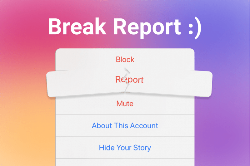 اقدامات لازم پس از ریپورت شدن در اینستاگرام