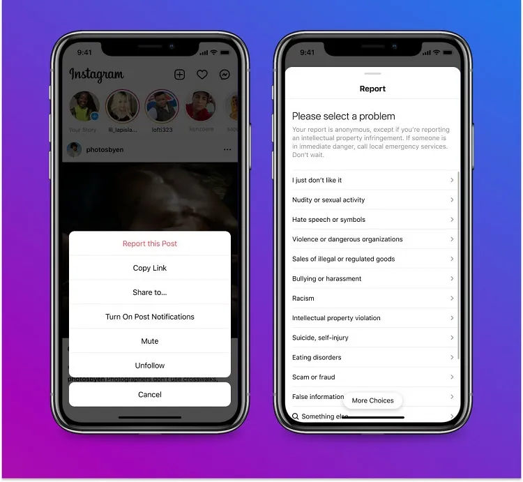 ریپورت از طریق وب و فرم‌های رسمی