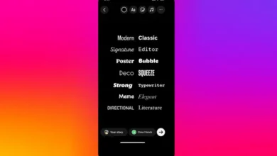 فونت استوری اینستاگرام انلاین