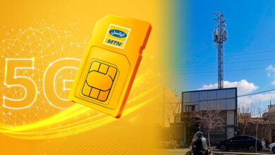 مناطق تحت پوشش 5g ایرانسل