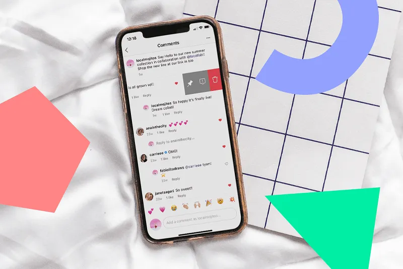 پین کردن کامنت در اینستاگرام