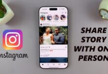 استوری اینستاگرام برای یک نفر