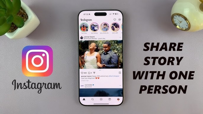 استوری اینستاگرام برای یک نفر