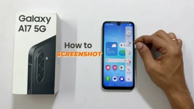 اسکرین شات گوشی A17 سامسونگ