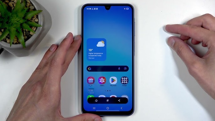 اسکرین شات گوشی A17 سامسونگ بدون دکمه و با دکمه