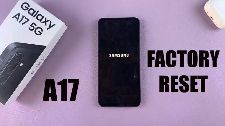 ریست فکتوری گوشی A17