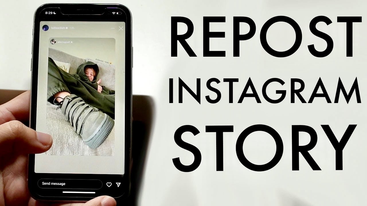 چگونه استوری دیگران را استوری کنیم