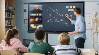 برنامه تخته هوشمند برای تدریس 