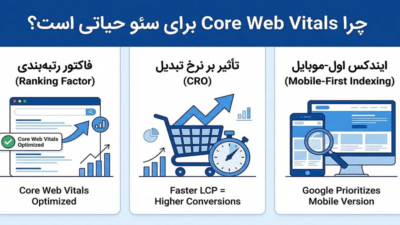 مزایا بهبود Core Web Vitals