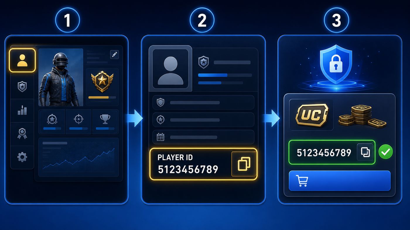 راهنمای پیداکردن Player ID