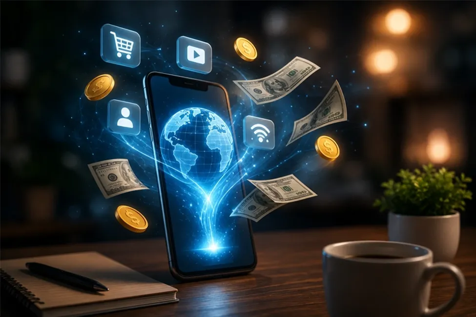 کسب درآمد اینترنتی با گوشی رایگان
